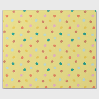 Retro Bio Polka Dot Inspiriert von Palm Springs Geschenkpapier