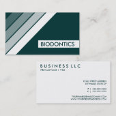 Retro BIODONTICS Visitenkarte (Vorne/Hinten)