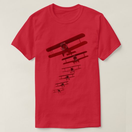 Retro Biplane Graphic T-Shirt (Design vorne)