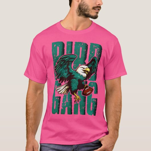 Retro Bird Gang Philadelphia Eagles T-Shirt (Vorderseite)