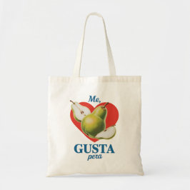 Retro Birne "Me Gusta" Vintage Poster T-Shirt Tragetasche