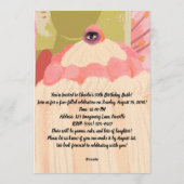 Retro birthday einladung (Rückseite)