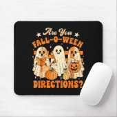 Retro Bist du Fall O Ween Richtungen Lehrer Hallo Mousepad (Mit Mouse)