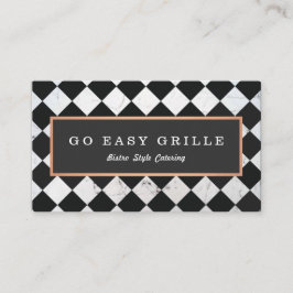 Retro Bistro Koch Catering Kachelkachelkachel Visitenkarte