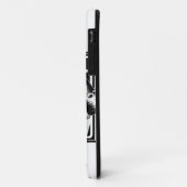 Retro black and white design with the phrase “Coff Case-Mate iPhone Hülle (Hinten/Links)