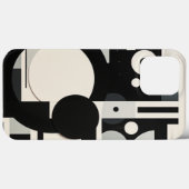Retro Black and White Iphone case (Rückseite (Horizontal))