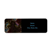 Retro Black Atomic Abstrakt (Vorne)