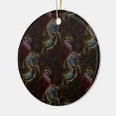 Retro Black Atomic Abstrakt Keramik Ornament (Links)