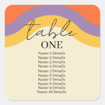 Retro Black Calligraphy Tischnummern Hochzeit