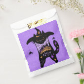 Retro Black Cat Funny Halloween Geschenktütchen (Versiegelt)