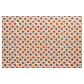Retro Black Cat Orange Karo Muster Stoff (Fat Quarter (45,7 x 55,9 cm))