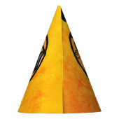 Retro Black Cats und Pumpkin Dreams Partyhütchen (Rückseite)