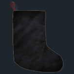 Retro Black Chalkboard 2-seitige Printwerbung Kleiner Weihnachtsstrumpf<br><div class="desc">Dieser lustige Strumpf hat ein Design, das wie eine alte schmutzige Tafel aussieht, mit dem Druck auf beiden Seiten. Dieses Kunstwerk hat das Aussehen und die Textur eines alten Stil schwarzen Tafel, die geschrieben, gelöscht und gewaschen wurde viele Male. Es verblasst bis sehr dunkel an den Kanten für einen Vignettenlook....</div>