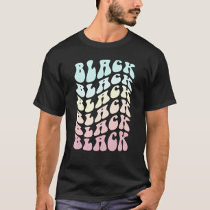 Retro BLACK Colour Team Kriegsspiel Sechs Sommer T-Shirt