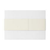 Retro Black Cream Hand geschrieben einzigartig küh Einladungsbanderole (Rückseitenbeispiel)