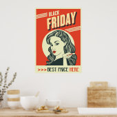 Retro Black Friday Poster (Küche)