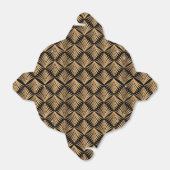 Retro Black Gold Art Deco Gatsby Wedding Party Geschenkschachtel (Ungefaltet)