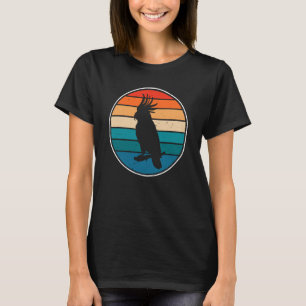 Retro Black Parrots Vintag Style Niedlich Parrot B T-Shirt