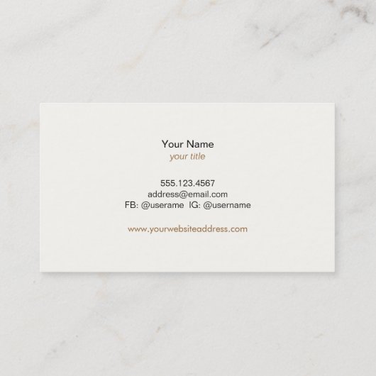 Retro Black und White Diamond Plaque Visitenkarte (Rückseite)