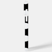 Retro Black und White Polka Dot Case-Mate iPhone Hülle (Rückseite / Links)