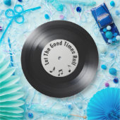 Retro Black Vinyl LP Record Pappteller (Party)