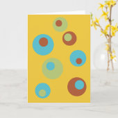 Retro Blank Folded Greeting Card Karte (Gelbe Blume)