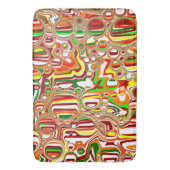 Retro-Blasen Badematte (Vorderseite Vertikal)