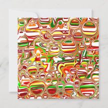 Retro-Blasen Digital Art Black