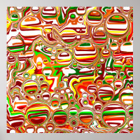 Retro-Blasen Digitale Kunst