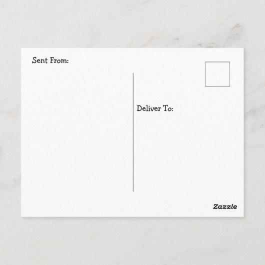 Retro-Blasen Digitale Kunst Postkarte (Rückseite)