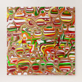 Retro-Blasen Digitale Kunst Puzzle (Vertikal)