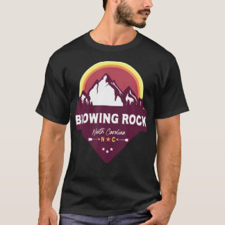 Retro-Blasen Rock North Carolina Nc Blue Ridge T-Shirt