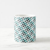 Retro-Blasen-Tasse, Aquamarin Kaffeetasse (Mittel)