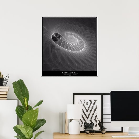 RETRO - BLAST POSTER (Heimbüro)