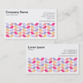 Retro-Blätter 01 Visitenkarte (Vorne/Hinten)