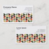 Retro-Blätter 02 Visitenkarte (Vorne/Hinten)