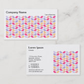 Retro-Blätter II 01 Visitenkarte (Vorne/Hinten)