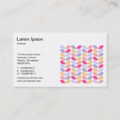 Retro-Blätter II 01 Visitenkarte (Rückseite)