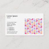 Retro-Blätter II 01 (Wäsche) Visitenkarte (Rückseite)