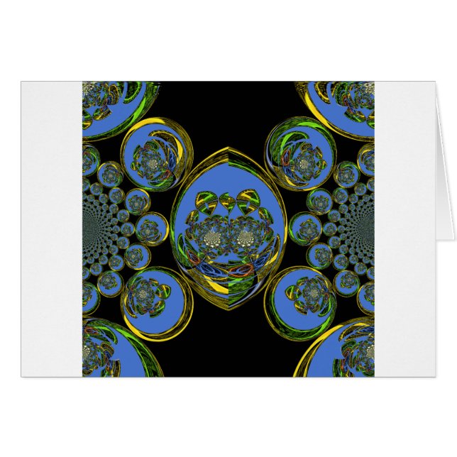 Retro blau (Vorderseite (Horizontal))