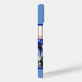 Retro Blau Gelbe Alpenwelten Botanische Kunst Case-Mate iPhone Hülle (Rückseite / Rechts)