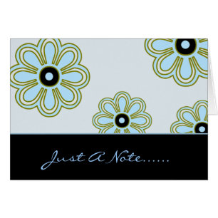 Retro blaue Blumen