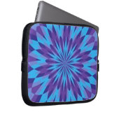 Retro blaue Spritzen-Laptop-Hülse Laptopschutzhülle (Vorne Rechts)