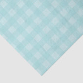 Retro blauer Gingham-karierter Muster-Hintergrund Seidenpapier (Ausschnitt)