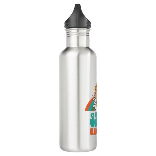 Retro Bleibe Groovy Water Flasche Edelstahlflasche (Links)