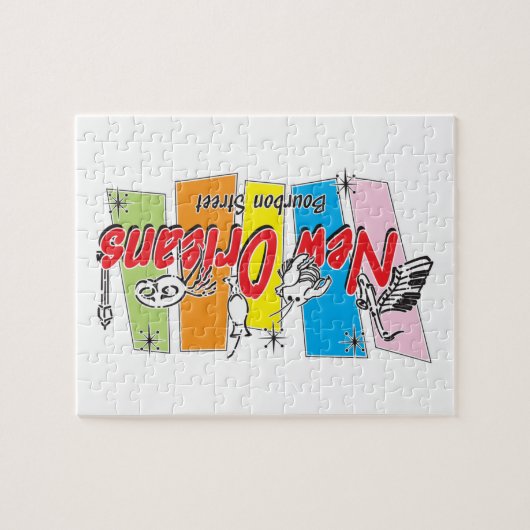 Retro Blick New Orleans Puzzle (Horizontal)