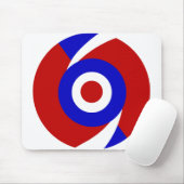Retro Blicksechzigerart-Modentwurf Mousepad (Mit Mouse)