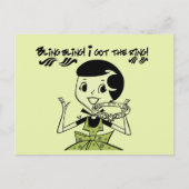 Retro Bling Ring Tshirts und Geschenke Postkarte (Vorderseite)