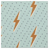 Retro-Blitz Donner Blitzrot Stoff (Nahaufnahme)