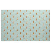 Retro Blitz Donnerblitz blau gepunktet Stoff (Fat Quarter (45,7 x 55,9 cm))
